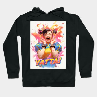 YATTA 365 - CHUN LI - STREET FIGHTER | Arcade Video Game Cute Kawaii Happy Anime Girl | PROUD OTAKU Hoodie